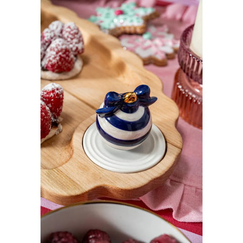 NEW Nora Fleming Deck the Halls (Blue Ornament) Mini