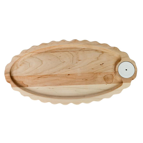 NEW Nora Fleming Limited Edition Maple Scalloped Anniversary Tray