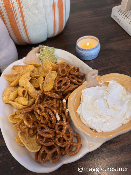 Mudpie Pumpkin Chip & Dip Server