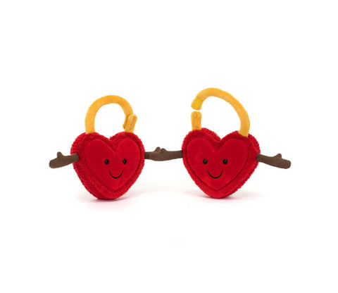 JELLYCAT AMUSEABLE VAL & TINA LOVE LOCKS