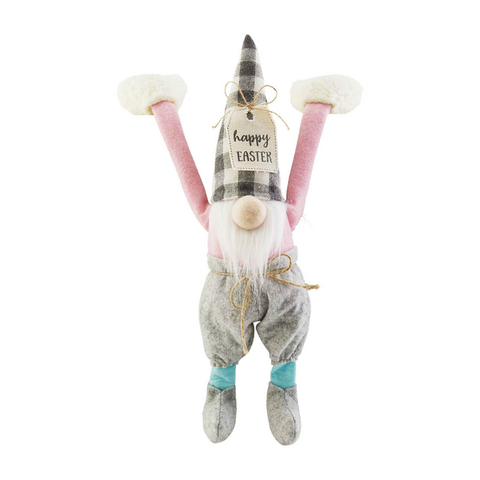 Mudpie Happy Easter Dangle Arm Gnome