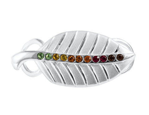 LeStage Gradient Leaf Clasp