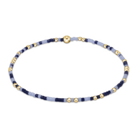 enewton gameday hope unwritten bead bracelet - light blue and matte navy