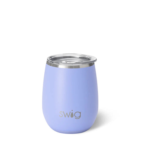 Swig Hydrangea Stemless Wine 14oz