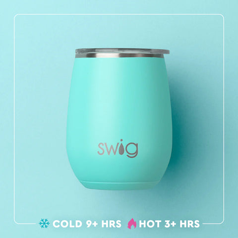 Swig Shimmer Buttercup Stemless Wine 12oz
