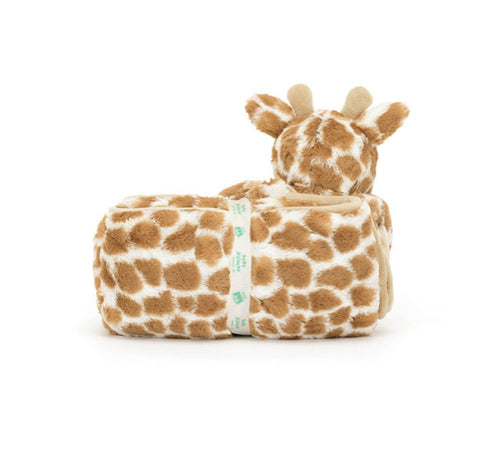 JELLYCAT BASHFUL GIRAFFE BLANKIE