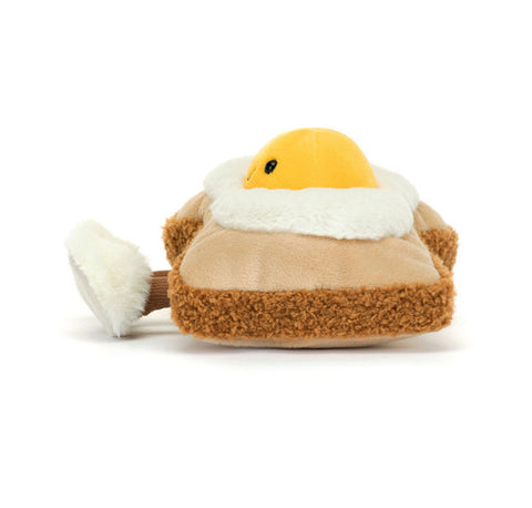 JELLYCAT AMUSEABLE EGGLANTINE EGG ON TOAST