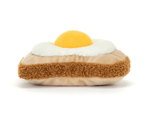 JELLYCAT AMUSEABLE EGGLANTINE EGG ON TOAST