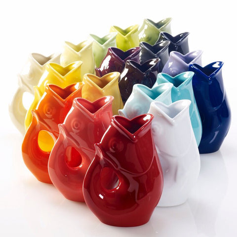 GurglePot Gurgling Fish Water Pitcher Ombré Cobalt