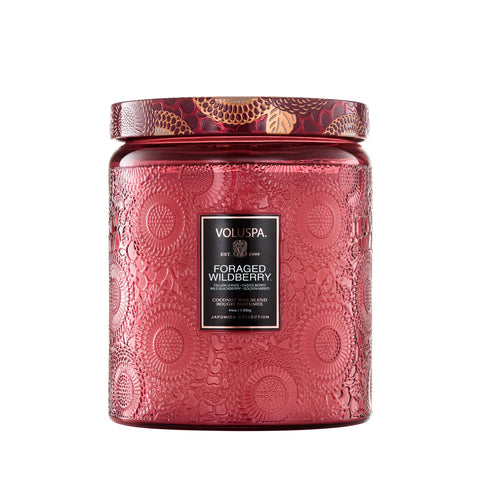 Voluspa Foraged Wildberry Luxe Jar Candle