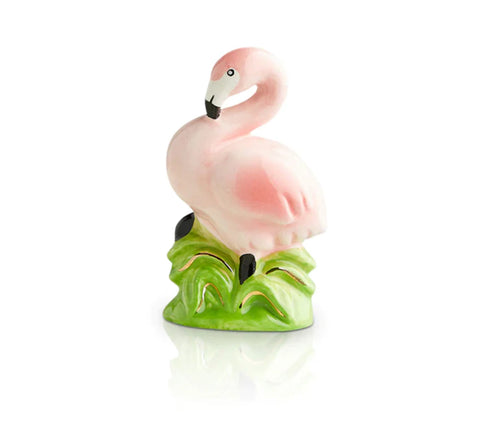 Nora Fleming Tickled Pink (Flamingo) Mini