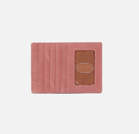 Hobo EURO SLIDE Card Case Rose