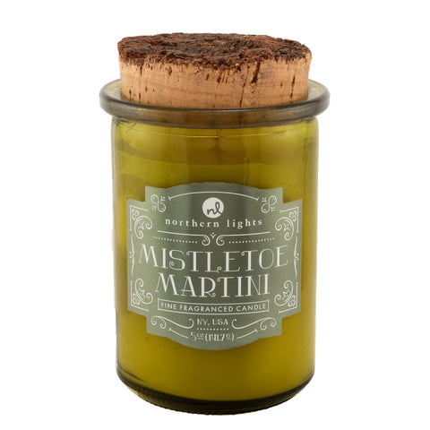 Northern Lights Mistletoe Martini Jar Candle