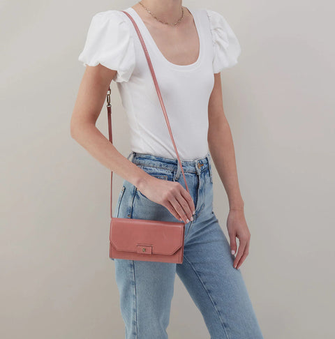 NEW Hobo ROMY Wallet Crossbody - Rose