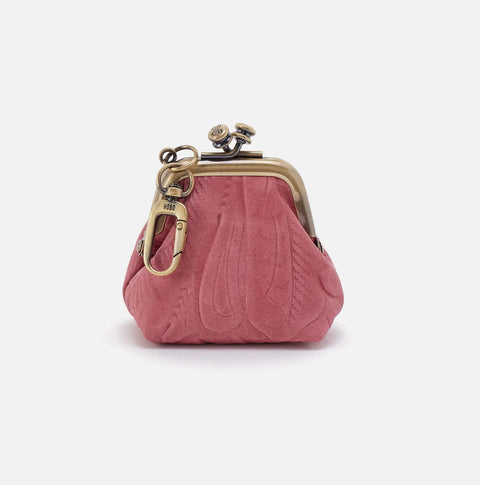 Hobo RUN Frame Pouch Mauve Embossed