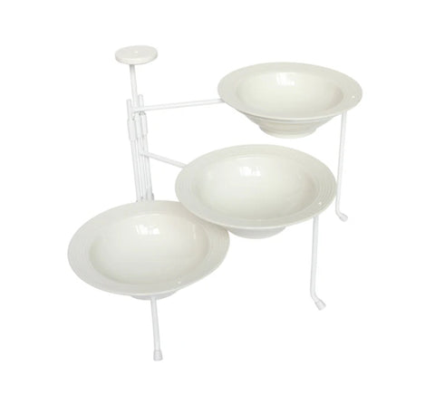 NEW Nora Fleming Triple Tier Stands - Round