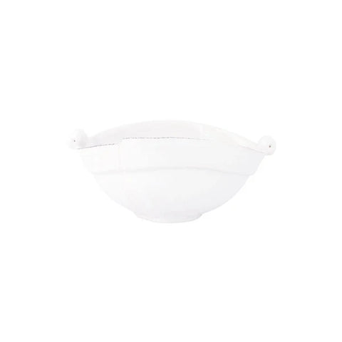 Vietri Lastra White Two-Part Olive Bowl