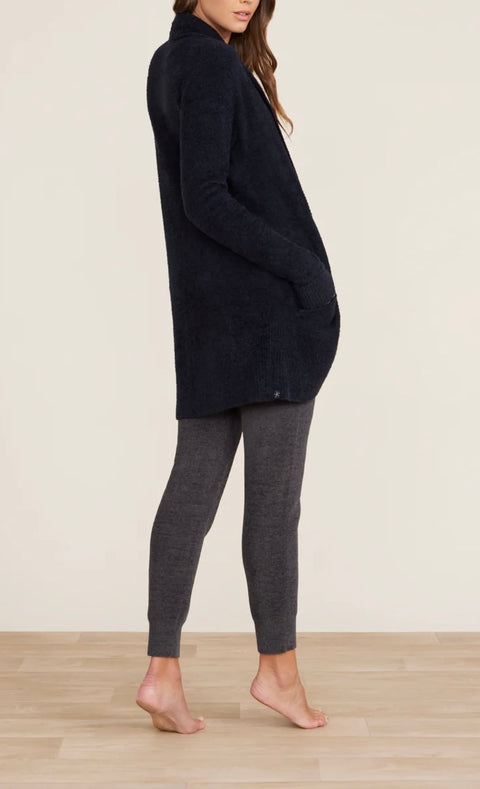 Barefoot Dreams CozyChic Lite® Circle Cardi - Black