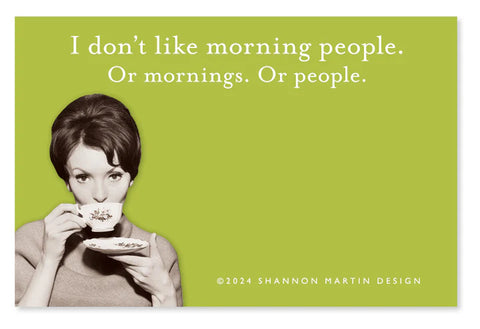 Shannon Martin Design Morning People Sticky Notes