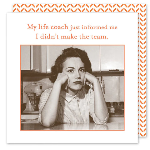 Shannon Martin Design Life Coach Beverage Napkins