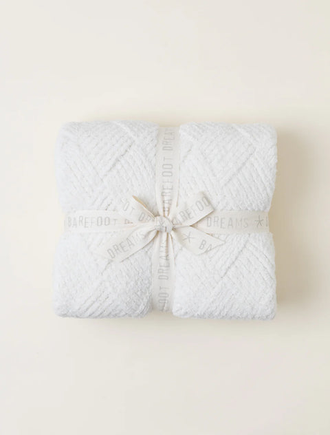 Barefoot Dreams CozyChic® Diamond Weave Blanket - Multiple Colors Available