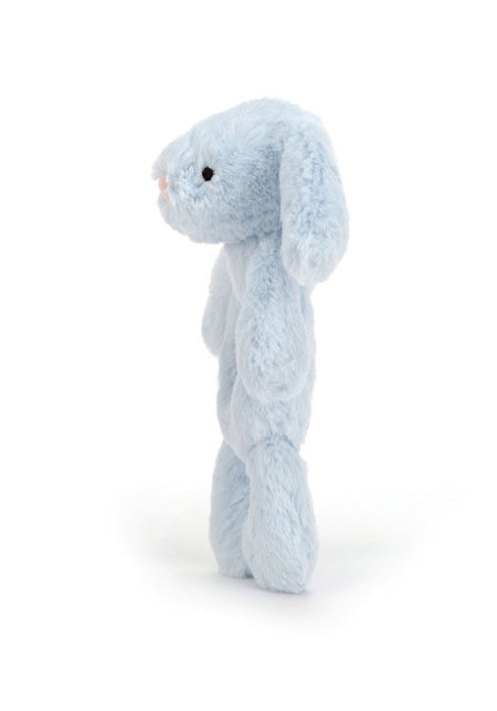 JELLYCAT BASHFUL BLUE BUNNY RING RATTLE