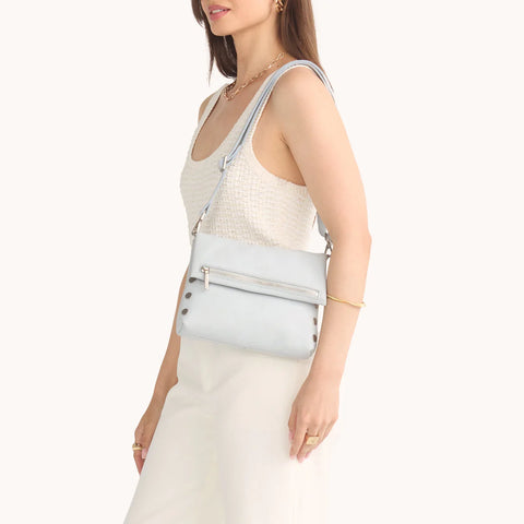 Hammitt VIP Medium Bluebird/Brushed Silver Crossbody