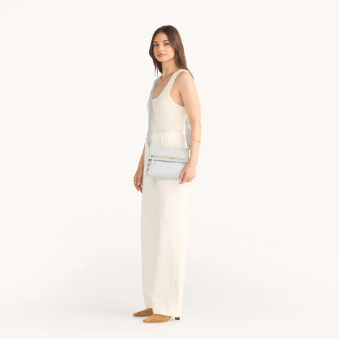 Hammitt VIP Medium Bluebird/Brushed Silver Crossbody
