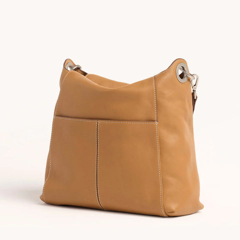 Hammitt Bryant Large Oak Edge/Brushed Silver Shoulder Bag