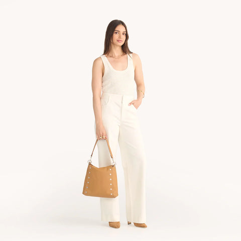 Hammitt Bryant Large Oak Edge/Brushed Silver Shoulder Bag