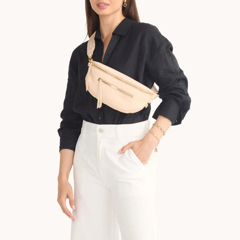 Hammitt Charles Crossbody Medium Superbloom Pink/Gold Crossbody Bag