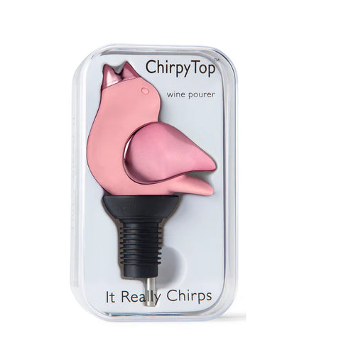 ChirpyTop™ Wine Pourer Pink/Rose