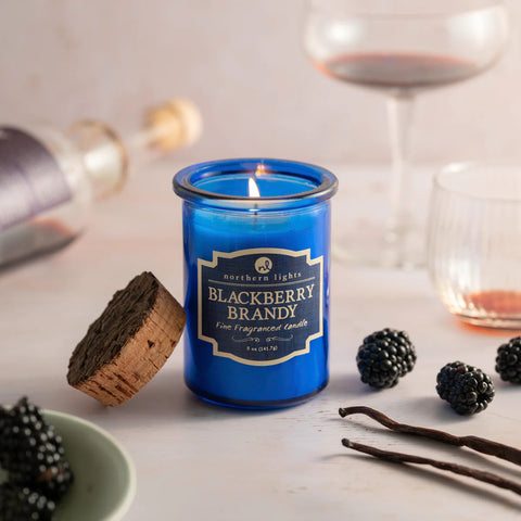 Northern Lights Blackberry Brandy Jar Candle