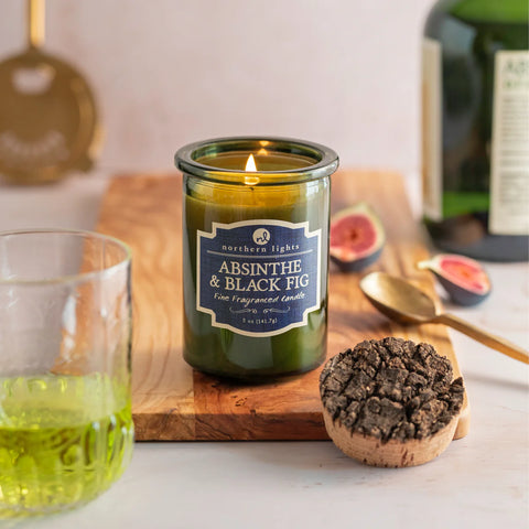 Northern Lights Absinthe & Black Fig Jar Candle