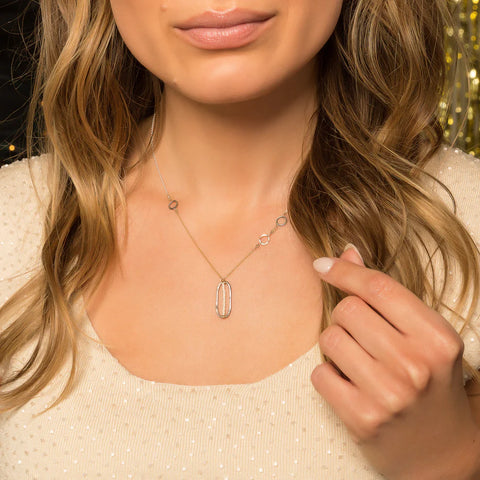 Laura J Pearl Mist Necklace