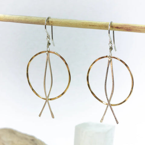 Laura J Wispy Luminance Hoops