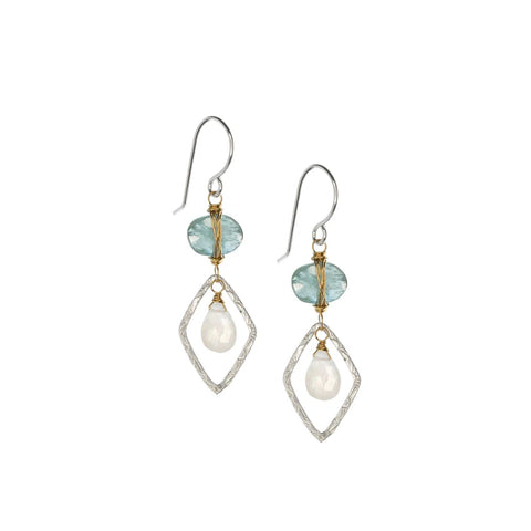 Laura J Gemstone Harmony Earrings