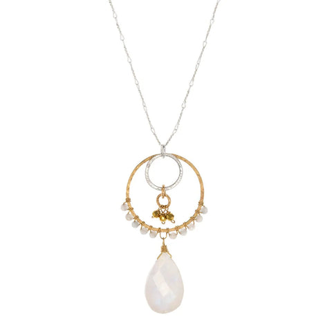 Laura J Moonlit Autumn Pendant Necklace