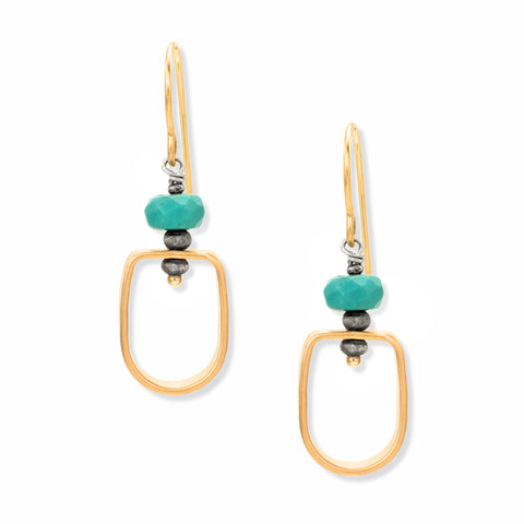 J + I Turquoise Earrings