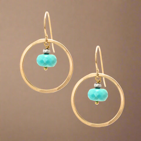 J + I Turquoise Earrings
