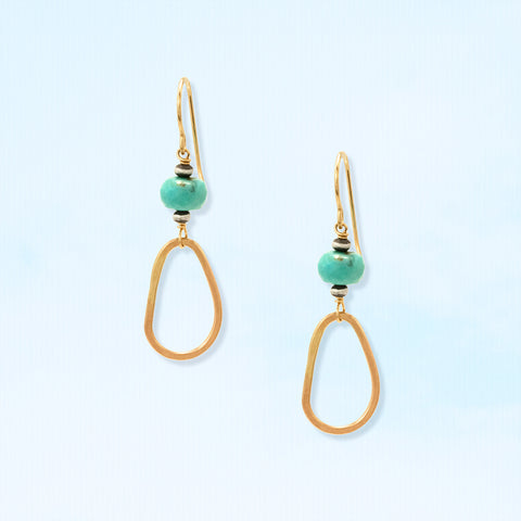 J + I Turquoise Earrings