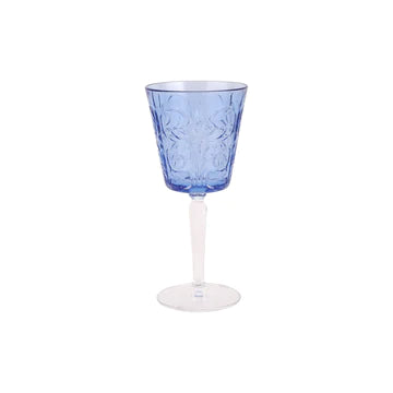 Vietri Barocco Cobalt Wine Glass