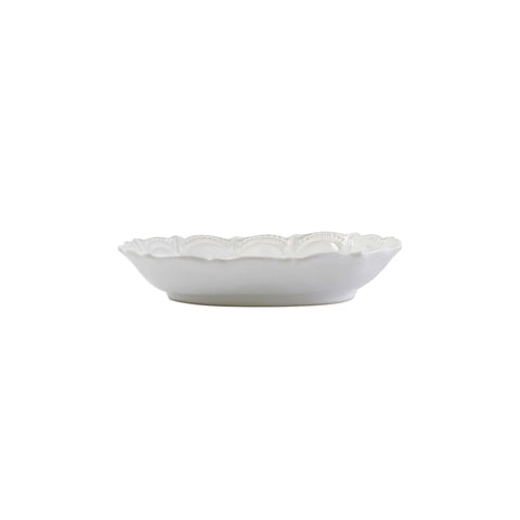 Vietri Incanto Lace Small Oval Serving Bowl