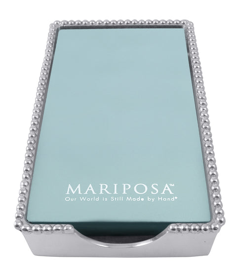 Mariposa Beaded Guest Towel Holder (Empty)