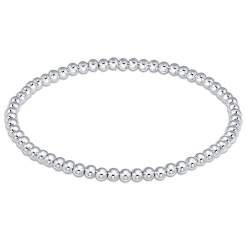 Enewton Sterling Silver Bead Bracelet 3mm