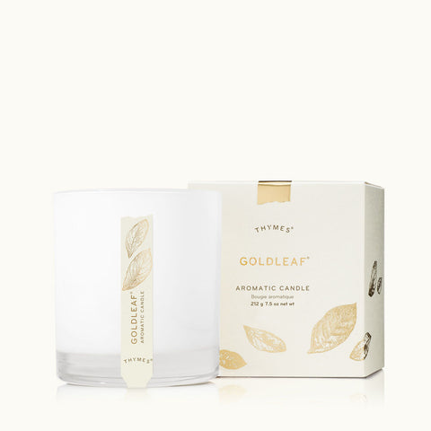 Thymes Gold Leaf Candle