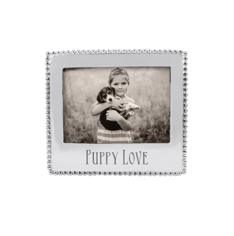 Mariposa Puppy Love Beaded 5x7 Frame