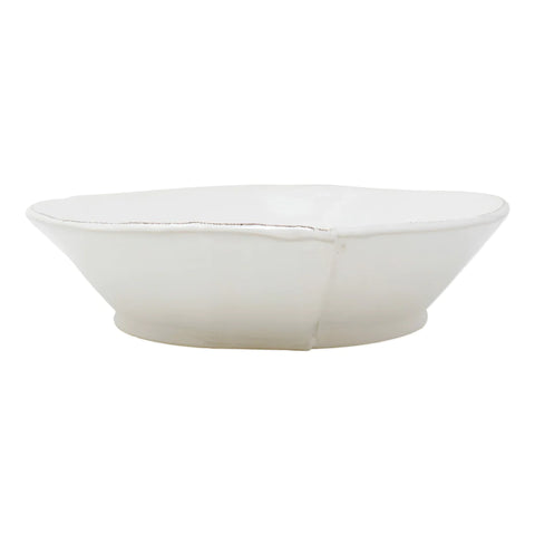 Vietri White Lastra Four Piece Serving Bowls Set