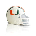 Nora Fleming University of Miami Hurricanes Helmet Mini