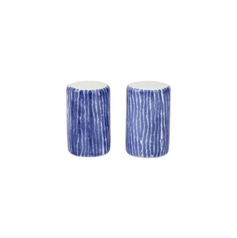 Vietri Santorini Stripe Salt & Pepper Set